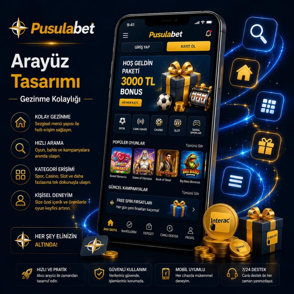 Arayüz Tasarımı ve Gezinme Kolaylığı