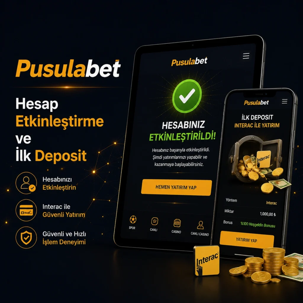 Hesap Etkinleştirme ve İlk deposit Adımları