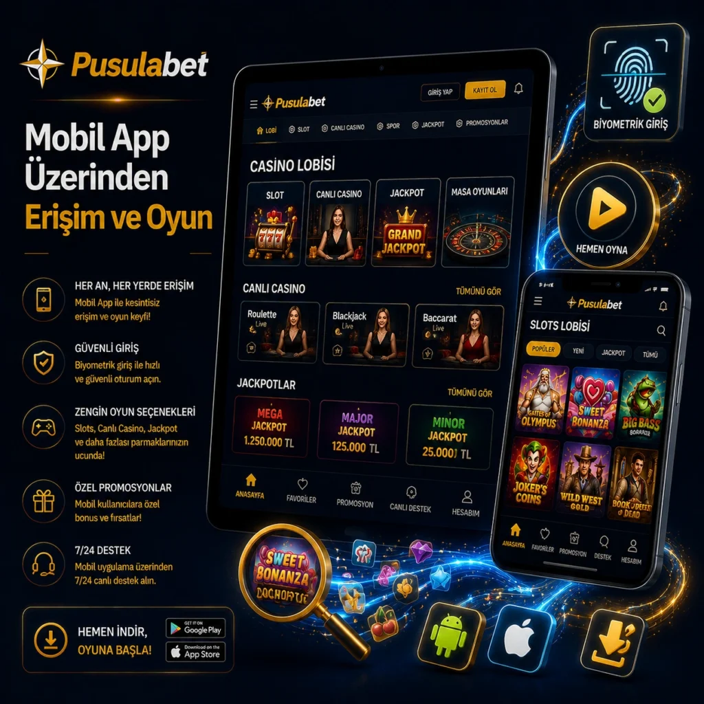 Mobil app Üzerinden slots ve casino Erişimi