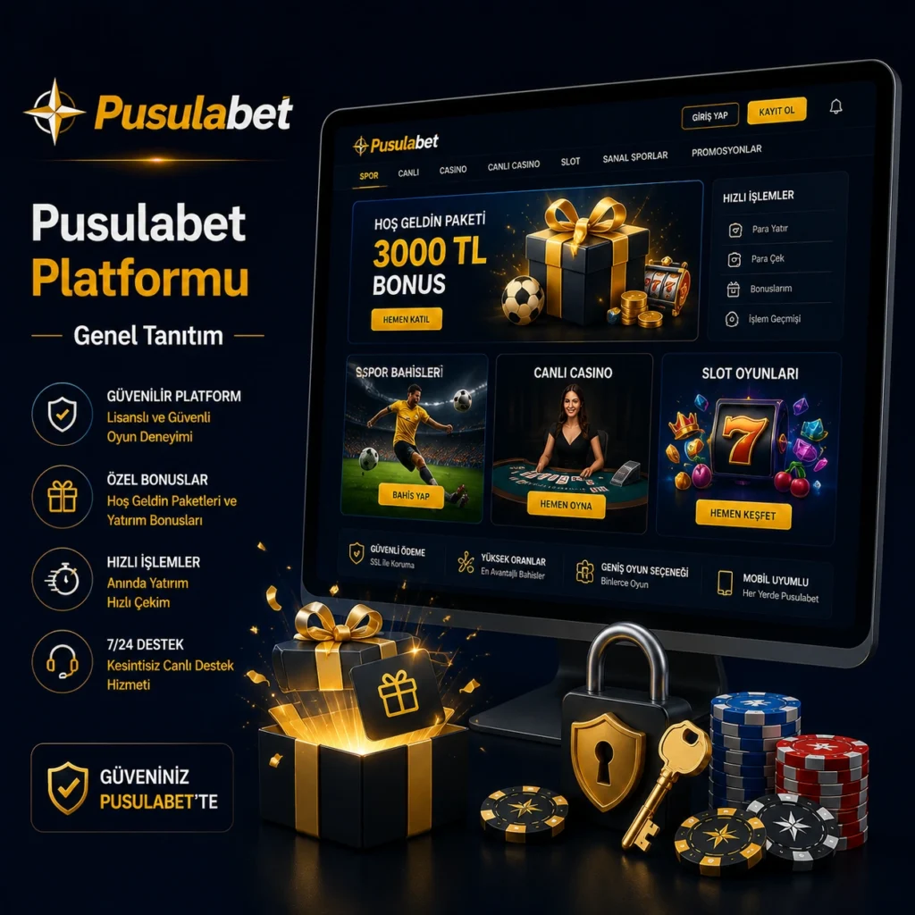 Pusulabet Platformuna giriş ve Genel Tanıtım